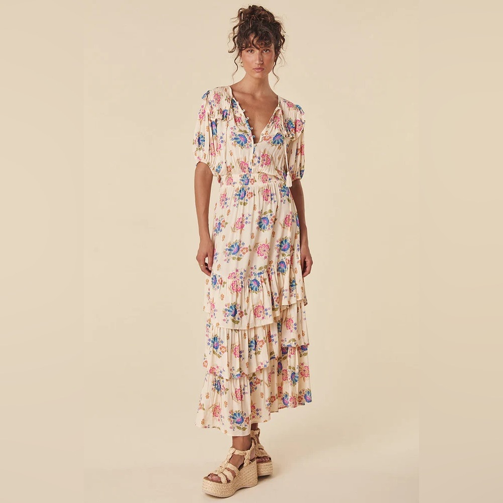 Spell SOLSTICE RUFFLE GOWN - Picture 4 of 10